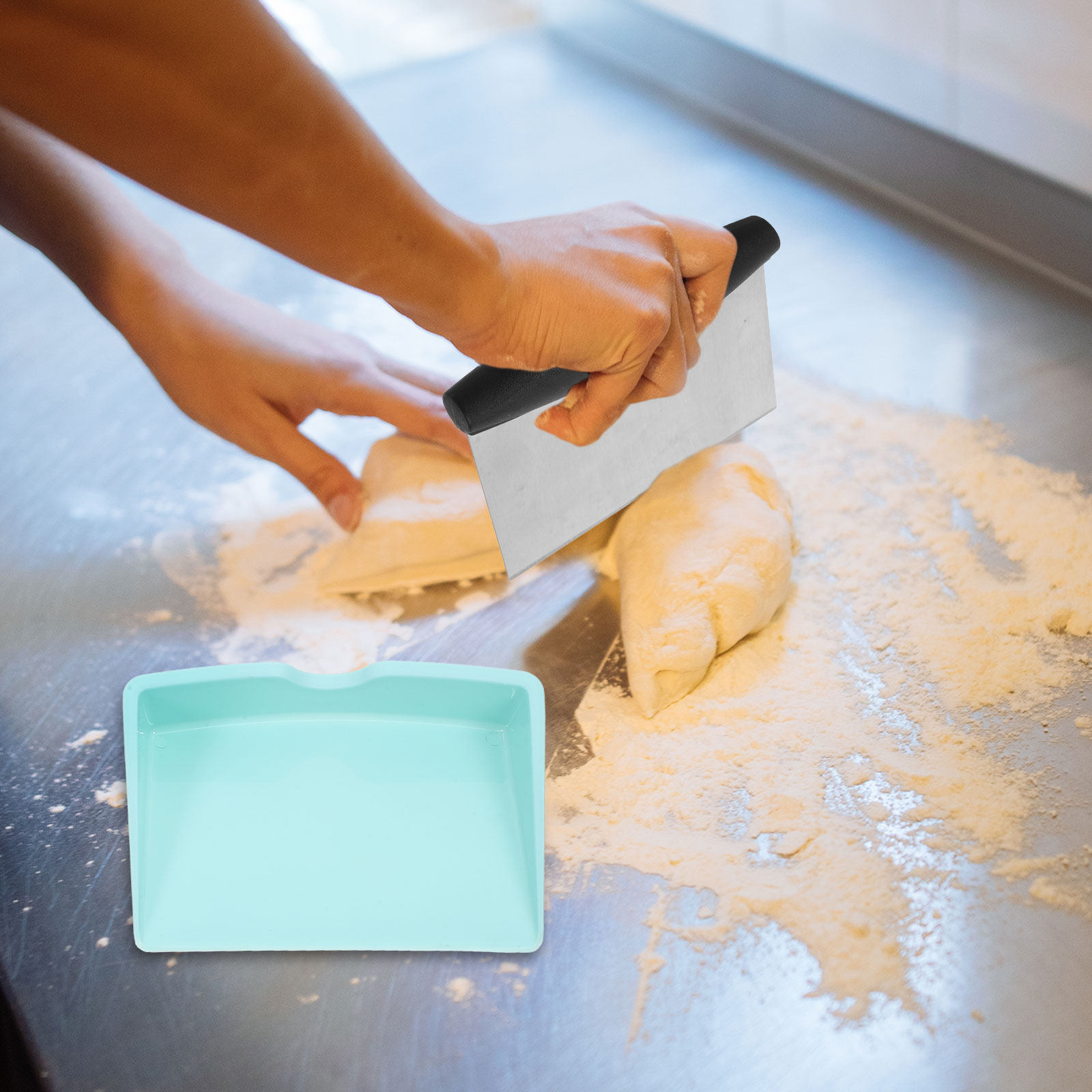 Bench Scraper Dough - 1 ensemble de grattoir de banc