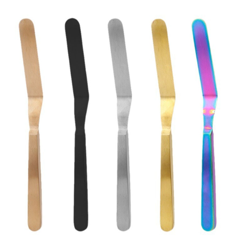 Offset Spatula Set - Spatule à glaçage en acier inoxydable,