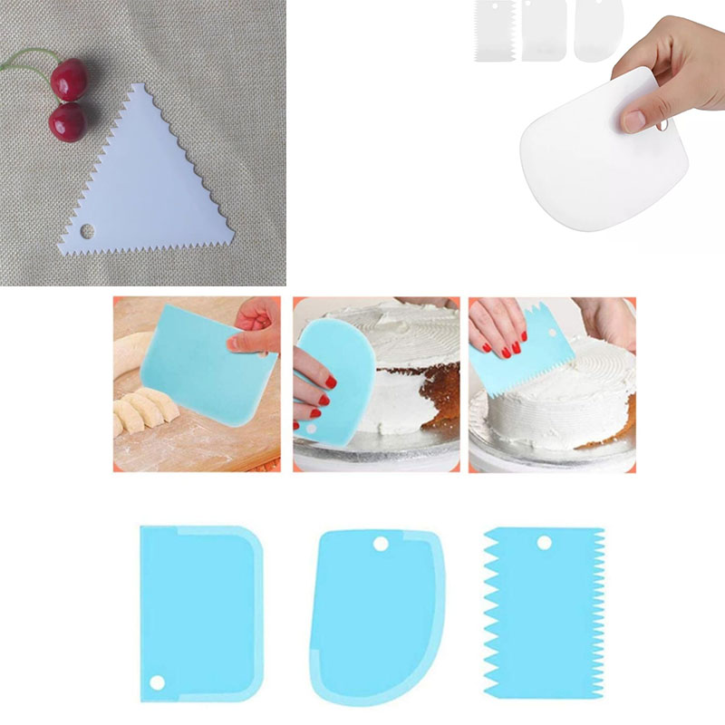 Fondant Smoother Set - Ensemble de grattoirs à gâteau en