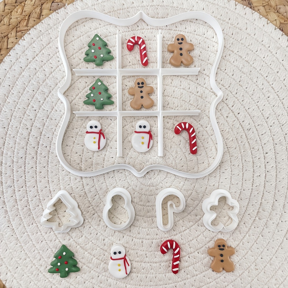 Kitchen Baking Cookies - Ensemble de 6 emporte-pièces de Noël