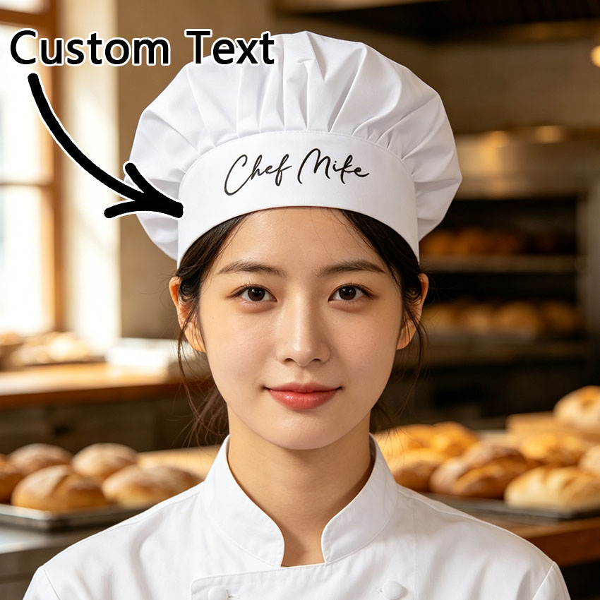Kitchen And Baking - Casquettes de chef personnalisées, avec possibilité