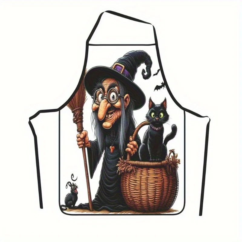 Kitchen Witch Baking - Tablier de Chef réglable en Polyester