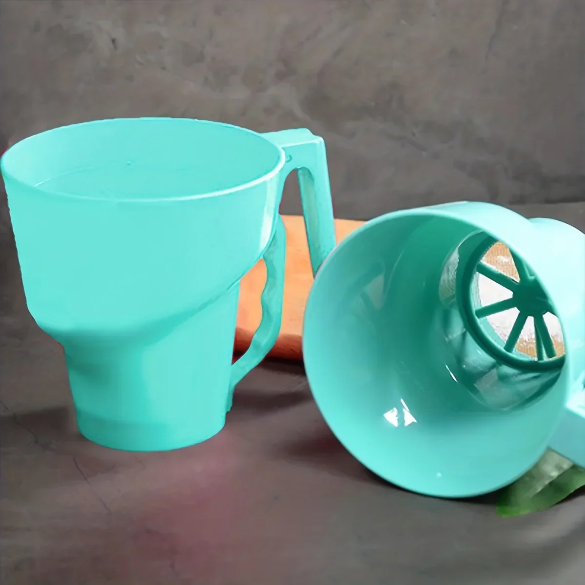 Baking Powder Kitchen - Écran filtrant semi-automatique de type tasse,
