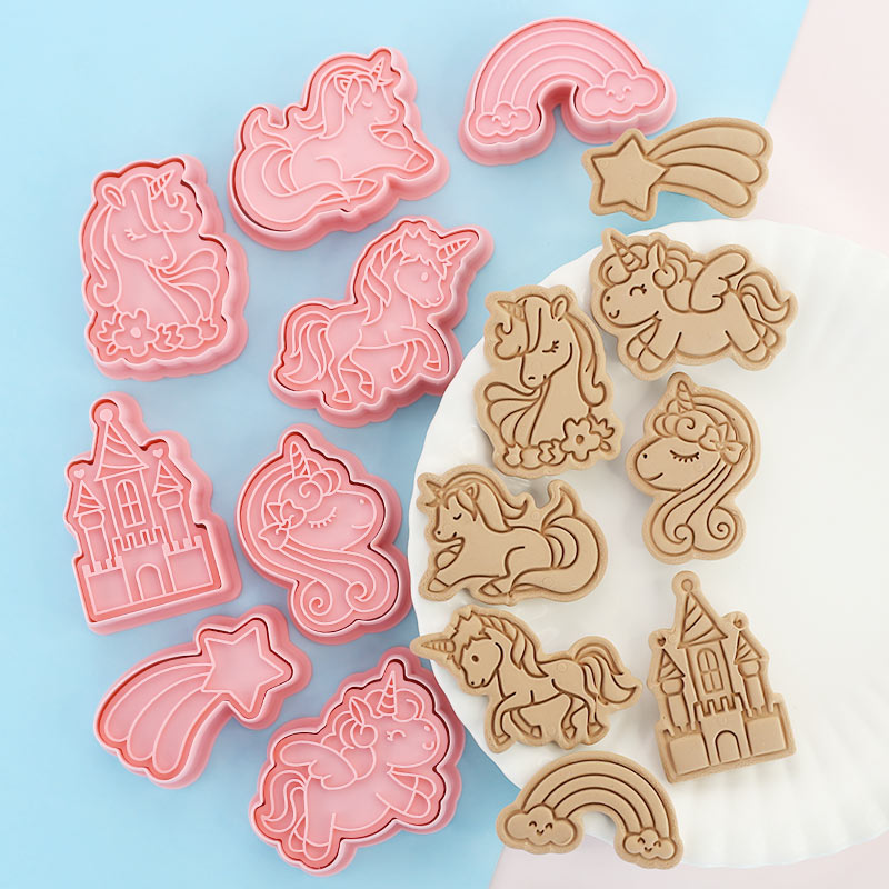 Kitchen Baking Cookies - 8 emporte-pièces licorne, moules à pâtisserie