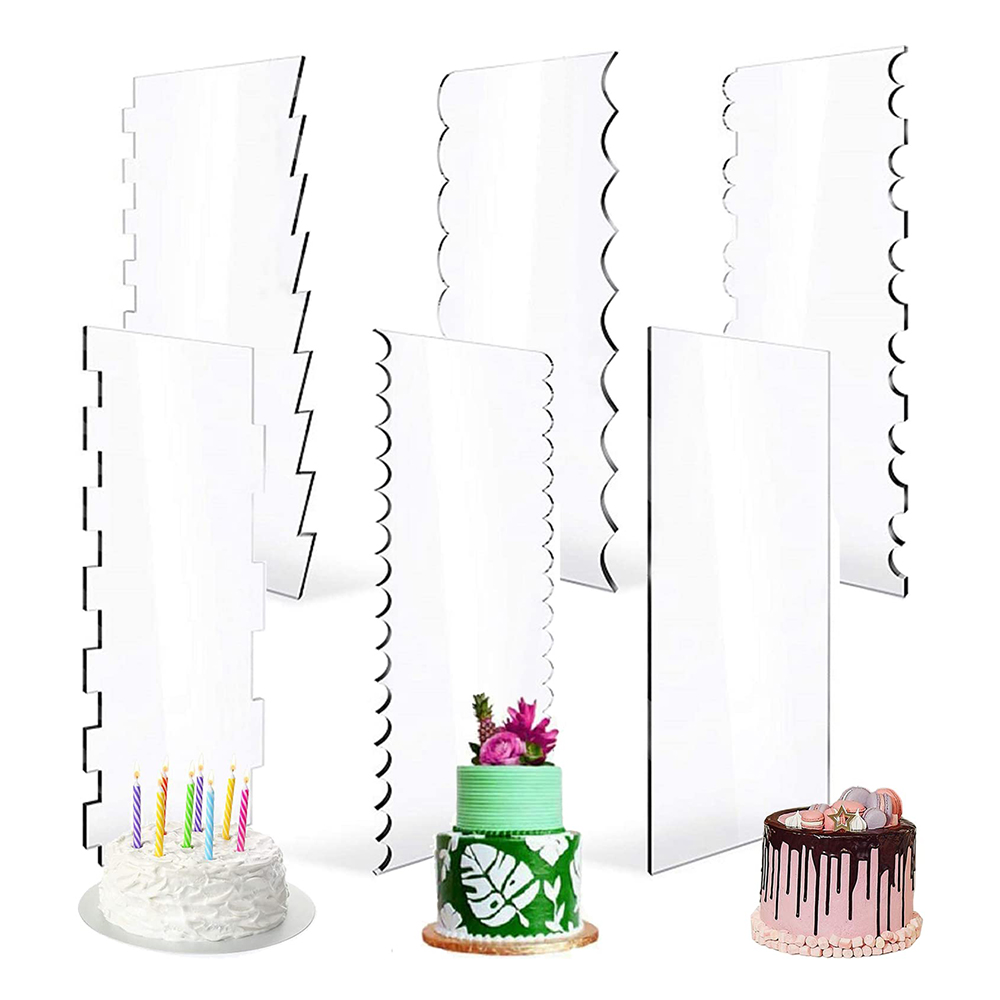 Fondant Smoother Set - Ensemble de peignes de décoration de