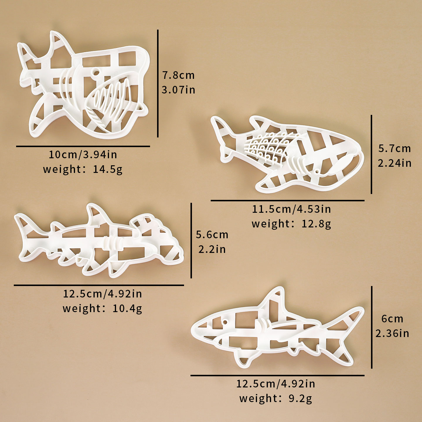 Emporte-pièce requin 1 pièce/4 - Kitchen Baking Cookies avis et prix