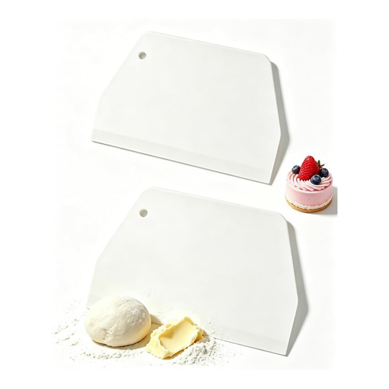 2 racloirs à gâteau en plastiq - Bench Scraper Dough avis et prix
