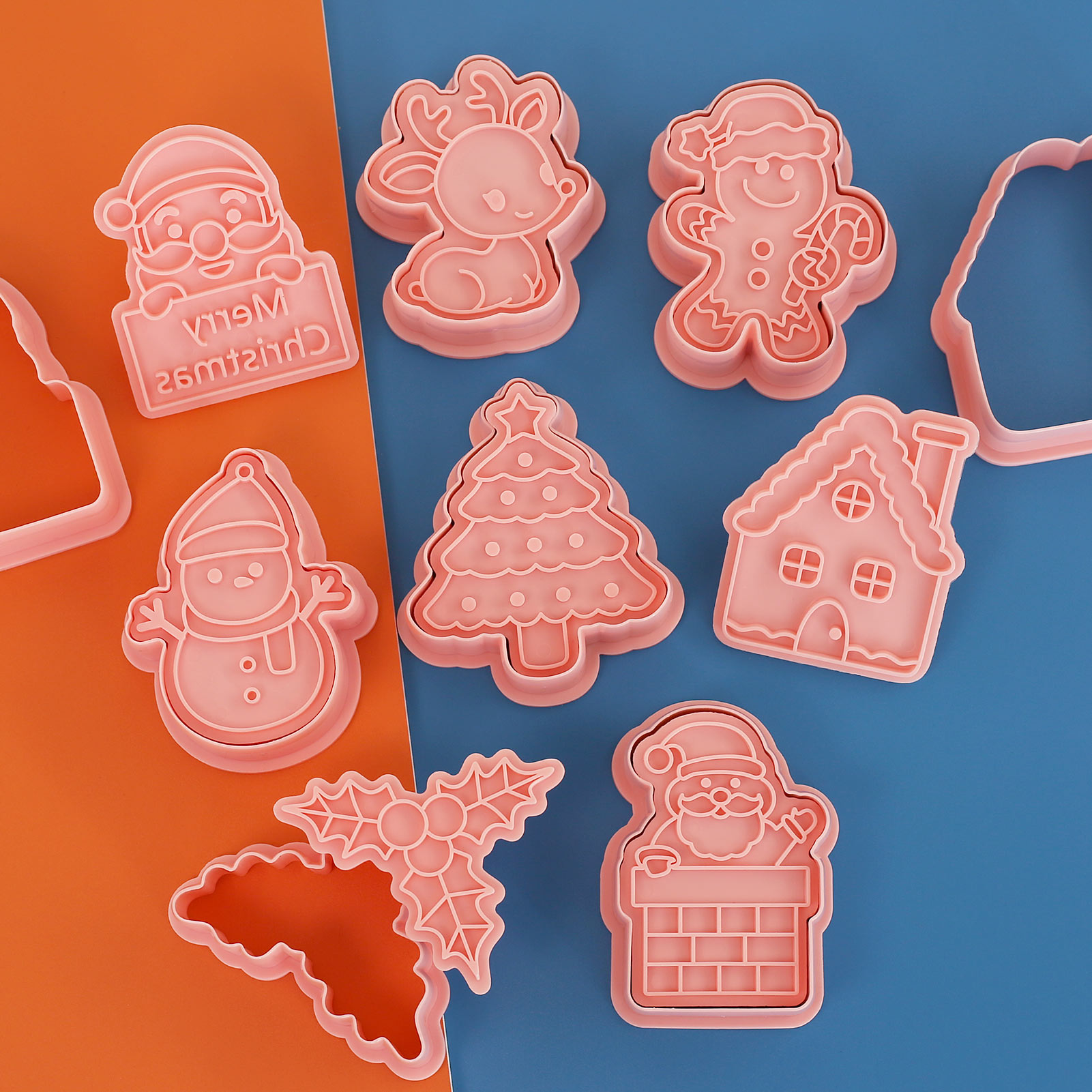 Emporte-pièces de noël, 8 pièc - Kitchen Baking Cookies avis et prix