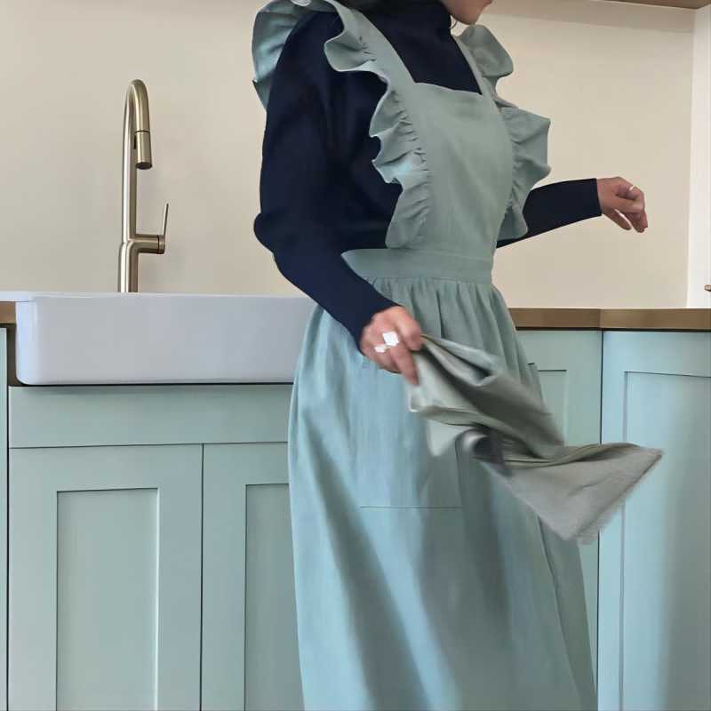 Tablier Vintage en coton et li - Kitchen And Baking avis et prix