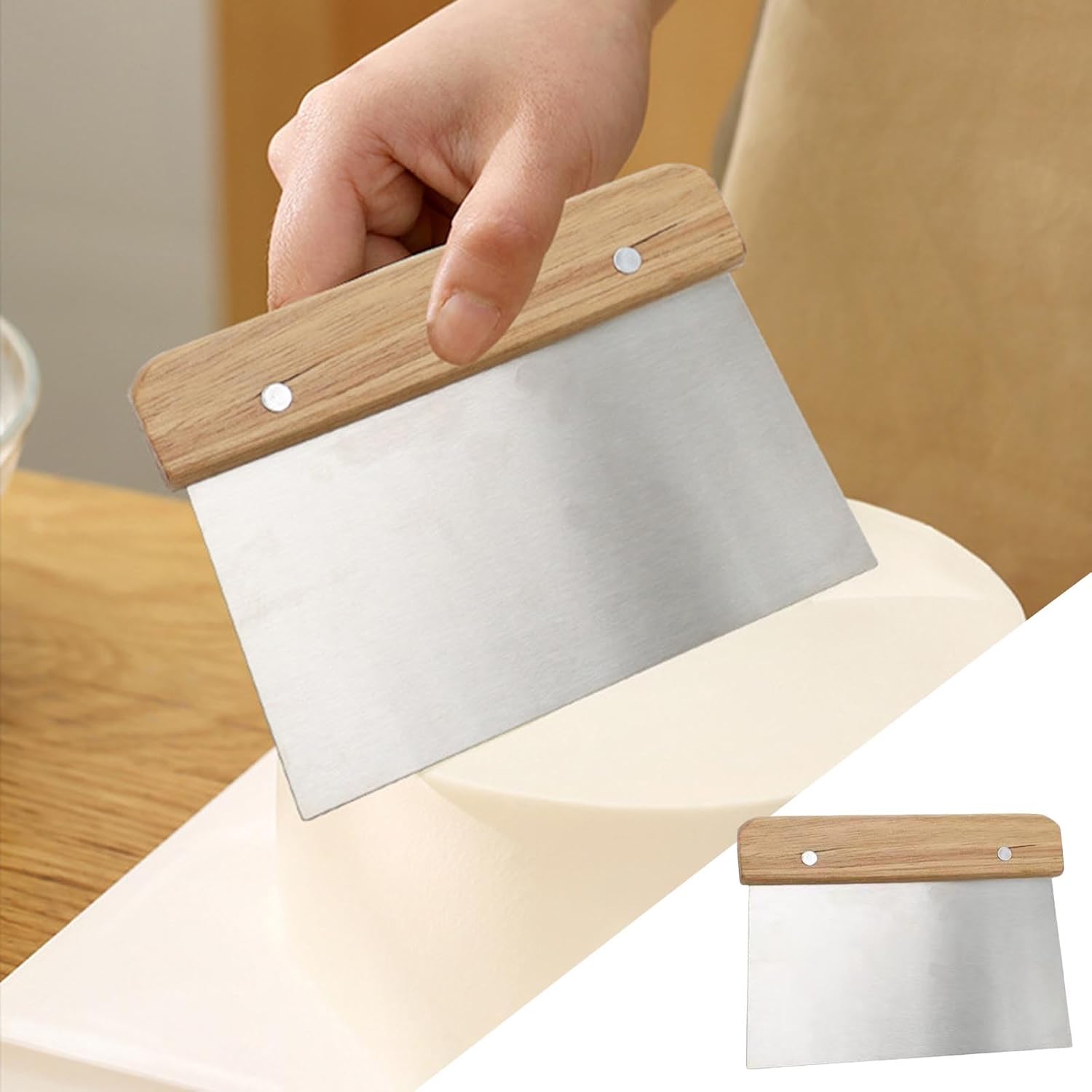 Grattoir en acier inoxydable e - Bench Scraper Dough avis et prix