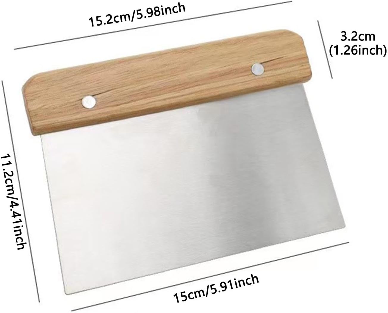 Grattoir en acier inoxydable e - Bench Scraper Dough avis et prix