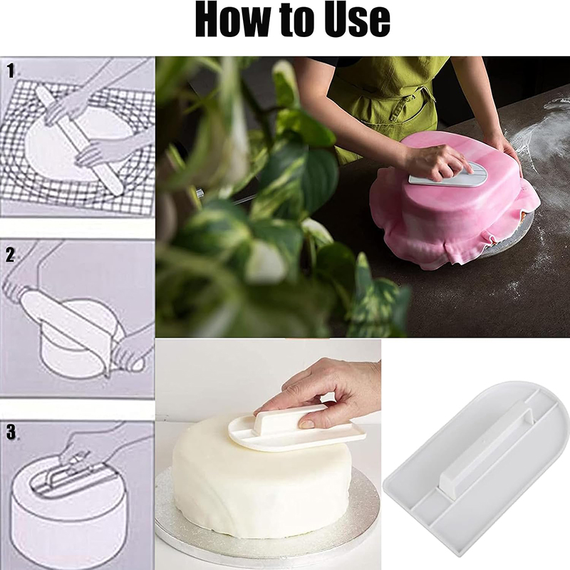 Ensemble de 2 grattoirs à gâte - Fondant Smoother Set avis et prix