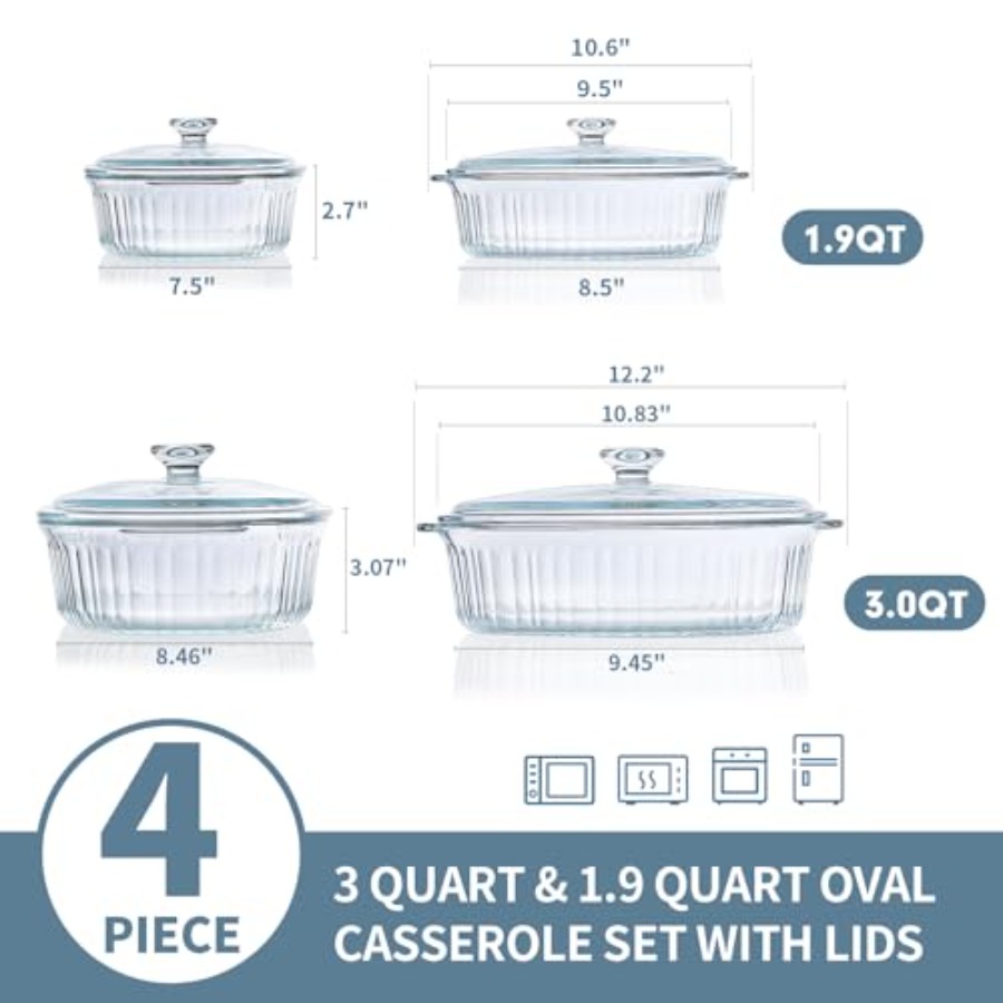 Ensemble de plats à four pour  - Kitchen Baking Dishes avis et prix