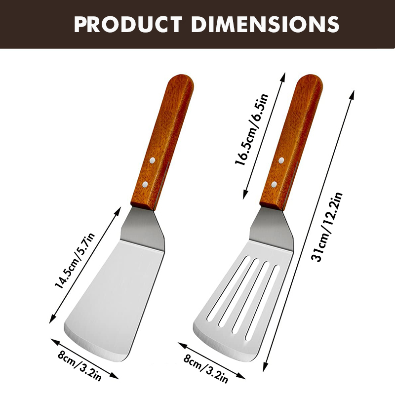 Spatules en métal pour poêle e - Offset Spatula Set avis et prix