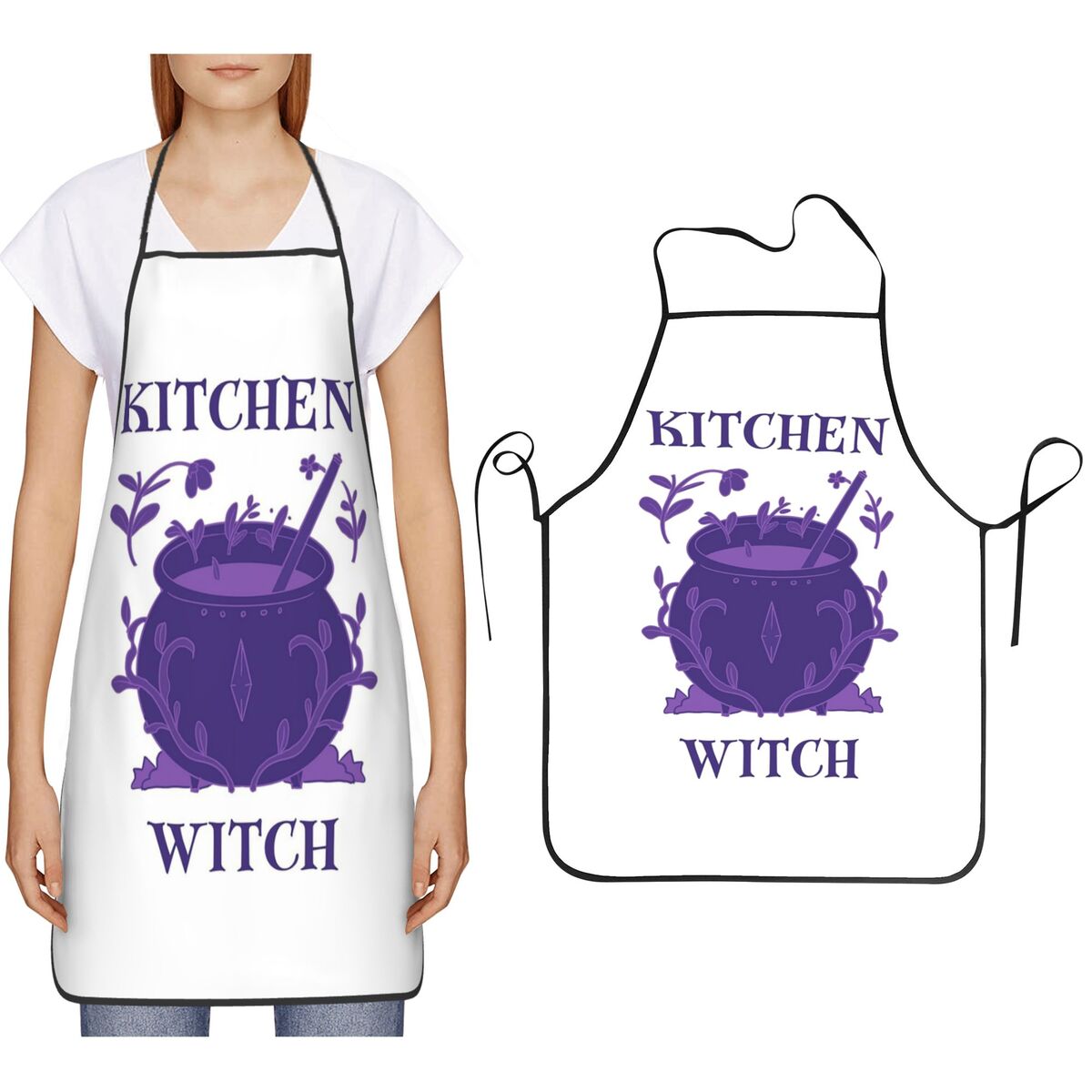 Tablier de cuisine violet « Ki - Kitchen Witch Baking avis et prix