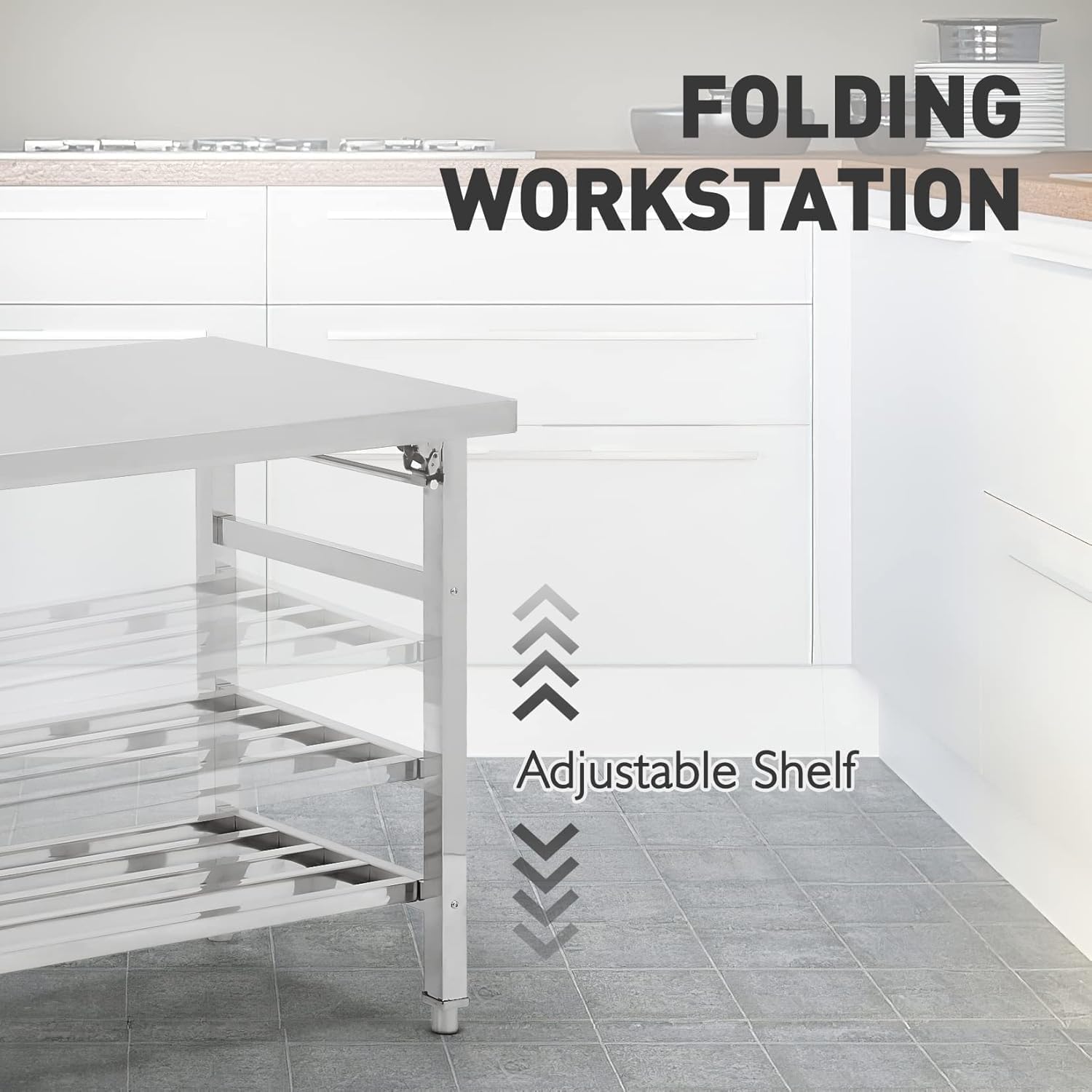 Table de préparation pliable e - Kitchen Job avis et prix