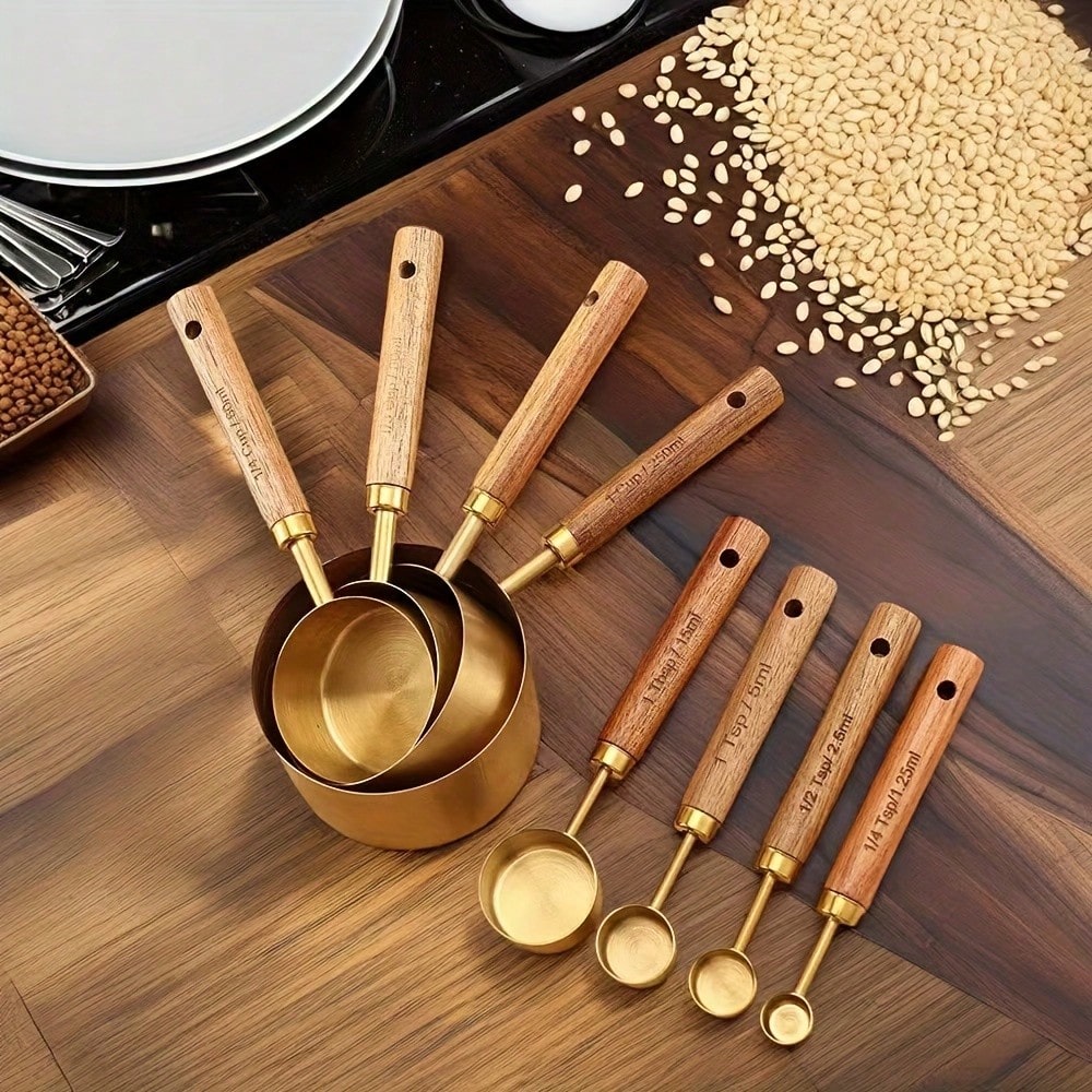 Ensemble de 8 tasses et cuillè - Baking (Kitchen Ingredient) avis et prix