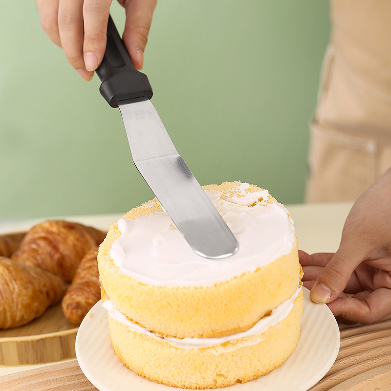 Grattoir à gâteau en acier ino - Offset Spatula Set avis et prix
