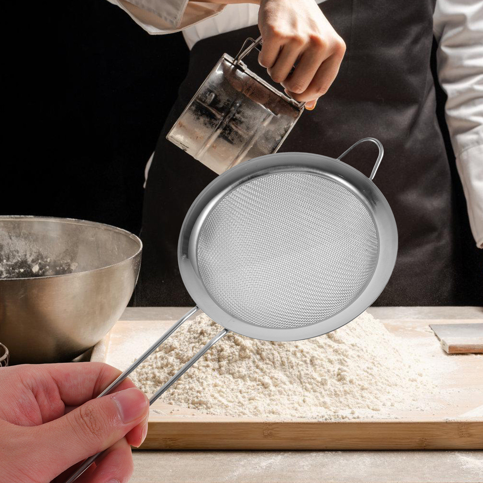 Tamis à farine en acier inoxyd - Baking Powder Kitchen avis et prix