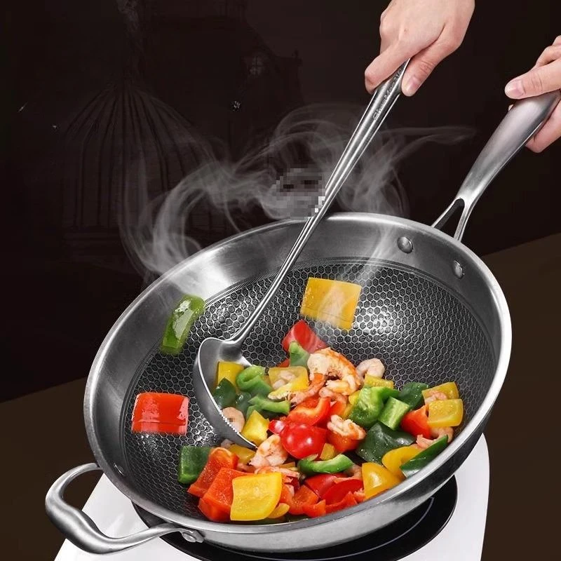 Spatule de wok en acier inoxyd - Offset Spatula Set avis et prix
